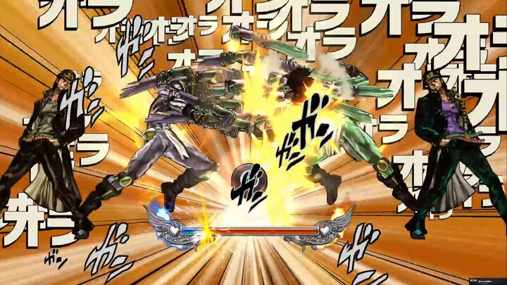 JOJO群星之战：开局欧啦对轰拼尽手速败下阵来