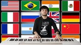 1 PIANO - 15 NATIONAL ANTHEMS