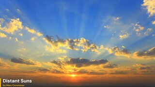 英文版 🎵 Distant Suns | Ambient Piano Music for Cinematic and Space Themes