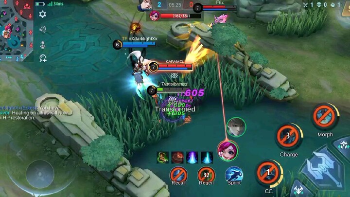 Mobile Legends : Edith + Estes VS Gusion + Nana.