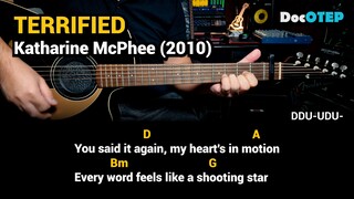 Terrified - Katharine McPhee (2010) - Easy Guitar Chords Tutorial with Lyrics Part 2 SHORTS REELS