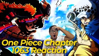 ZEEHAHAHAHA!!! TRAFALGAR LAW DALAM BAHAYA | ONE PIECE 1063 REACTION