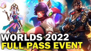 Full Worlds 2022 Pass: Spirit Blossom + Project + Music Beat - League of Legends