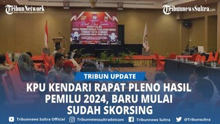 KPU Kendari Gelar Rapat Pleno Terbuka Hasil Pemilu 2024, Baru Mulai Sudah Skorsing