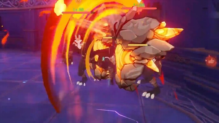 [Genshin Impact] How terrifying is it to use the Dragon Sword in the abyss!!!