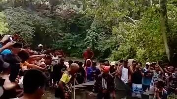 Viral ngayon ang ritwal na nauwi  sa pagkasawi ng dalawang kalahok...