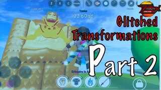 Glitched Transformations|Part 2| 6-8 is OP! in Anime Fighting Simulator Roblox Cool Game