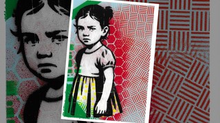 Stencil Graffiti Tutorial: Street Art Picture of a Child