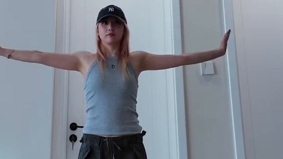 I figured it out! I danced for a long time but my hands were still scattered. I solved it with one m