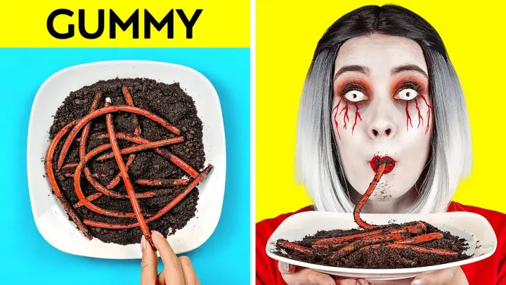 WHAT IF YOUR BFF IS A ZOMBIE || Sneak Snacks Into The Movies! Cool Pranks & Hacks by 123 GO! FOOD
