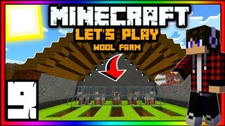 Gumawa Ako Ng Wool Farm!! | Minecraft Survival Let's Play | Episode 9 •TerrencePlayzYT