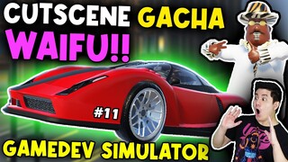 BIKIN CUTSCENE GACHA PALING EPIC!! - GAMEDEV YOUTUBER SIMULATOR #11