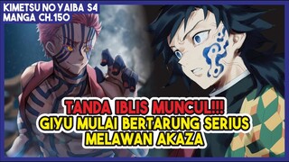 KNY S4 (150) TANDA MUNCUL Diwajah Giyu!!! Akaza Mulai Dibuat Kerepotan!!