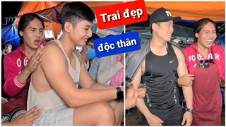 Trai đẹp xuất hiện, DIVA Cát Thy, Giáng Tiên, Bé Khoa rụng trứng | Bánh tráng trộn Cát Thy