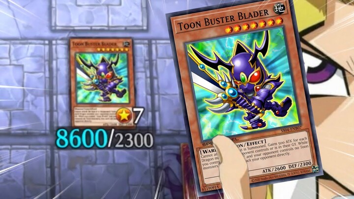 WHEN YOU EMOTIONAL DAMAGE YOUR OPPONENT USING A BUFFED TOON BUSTER BLADER IN YUGIOH MASTER DUEL