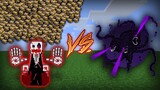Swarm of Bees + Bloody Gaster vs Wither Storm | Minecrat | Wither storm is scared by swarm of bees