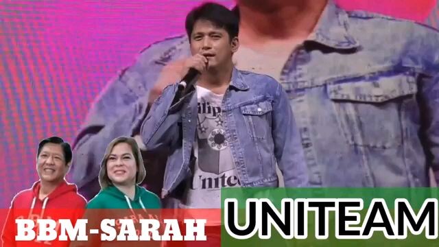 Robin Padilla Sing in he's Campaigned#Tonight
