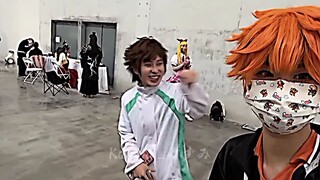 kageyama mengsedih karena gk bisa cium pipi Hinata 😔