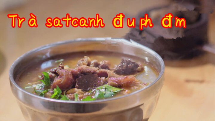 Trà sữa+canh đậu phụ đậm