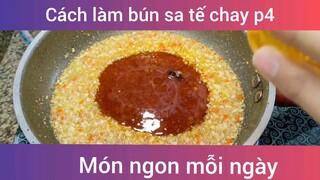 Làm bún sa tết chay p4