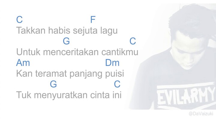 Surat Cinta Untuk Starla - Virgoun #Chord