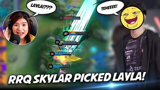 WTF!? 🤯 RRQ SKYLAR PICKED LAYLA in GAMES of THE FUTURE . . .