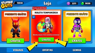 REVELEI A DATA! NOVAS SKINS DA ATUALIZAÇÃO 0.46.3 DO STUMBLE GUYS [É GRÁTIS?]