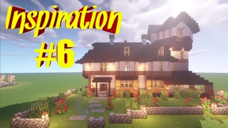MINECRAFT How to build Medieval house TIME LAPES - BUILDING INSPIRATION #6