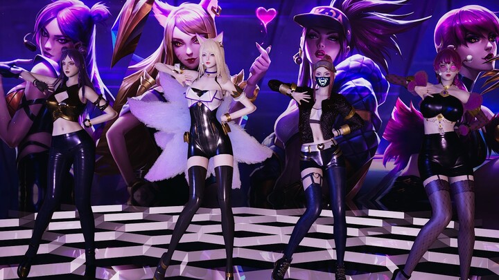 KDA's entire group performed Glass Bead cover dance~