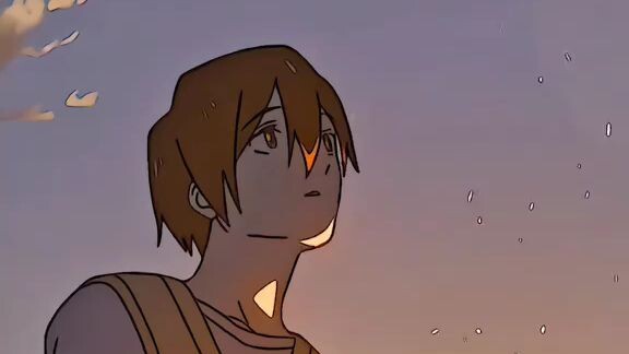 anime sedang membicarakan penderitaan masalah diri
