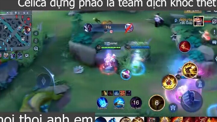 Celica dựng pháo là team địch khóc thét p4 #choithoianhem