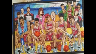 Speed Drawing - Team Shohoku / Slam Dunk