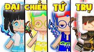 Mèo Simmy Đại Chiến Tứ Trụ Trong HeroTeam Simmy x Vịt x Phong Cận x Siro Mini World