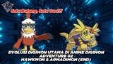 Evolusi Digimon Utama Di Anime Digimon Adventure 02 - Hawkmon & Armadimon (End)