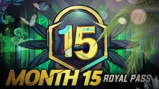 MONTH 15 Royal PASS | 1 TO 50 RP REWARDS | M15 ROYAL PASS PUBG MOBILE | v2.2 UPDATE & M15 ROYAL PASS