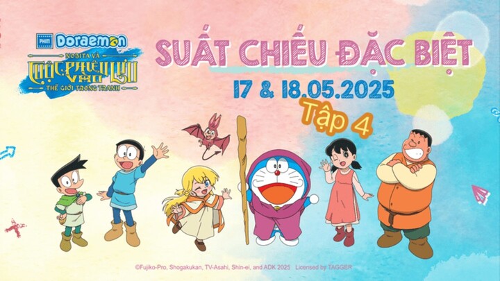 Doraemon Movie 44 [Tập 4] - Nobita và Cuộc Phiêu Lưu vào thế giới trong tranh