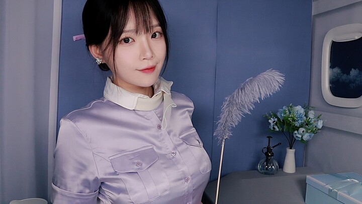 [nara Healing] Scenario Simulation | Play as a flight attendant to serve you | Immersive experience 