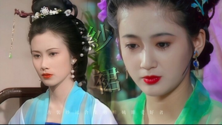 看腻了现在统一批发的白纱裙？快来看看老剧里的纱裙！