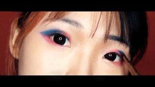 A SHADE OF RED & BLUE👁️👁️