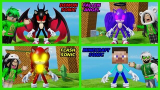 KEREN ABIS! Aku Berhasil Temukan Semua Skin Sonic Rahasia Terbaru Yang Super Keren