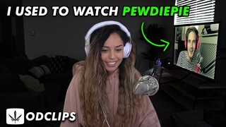 Valkyrae used to watch Pewdiepie EVERY single day | Vodclips #2