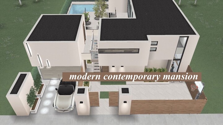 The Sims Freeplay | Modern Contemporary Mansion 🖤