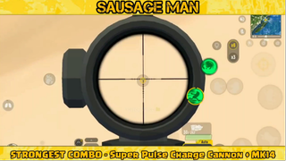 STRONGEST COMBO - Super Pulse Charge Cannon + MK14 - SAUSAGEMAN PART#2
