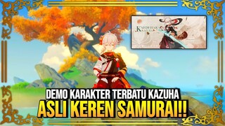 Keren Asli! Demo Karakter Kazuha Terbaru - Kaedehara Kazuha : Wandering Winds Genshin Impact