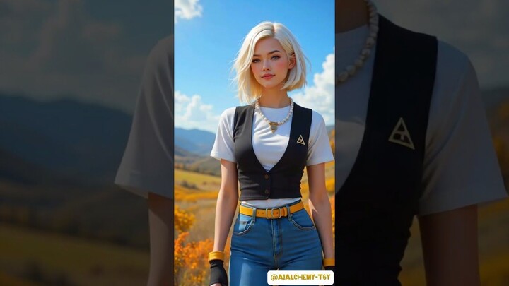 Blonde Anime Characters: Ino, Android 18 and Cha Hae-in. #sololeveling #naruto #dbz