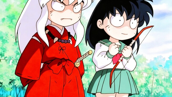 InuYasha: Kagome | The chibi-style InuYasha and Kagome in this episode are so cute