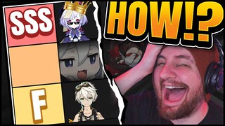 GENSHIN TIER LIST THAT DID -NOT- AGE WELL