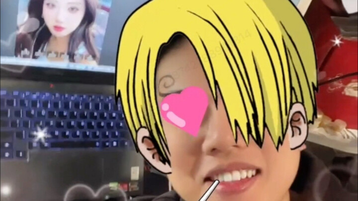 Made a Sanji follow-along special effect!