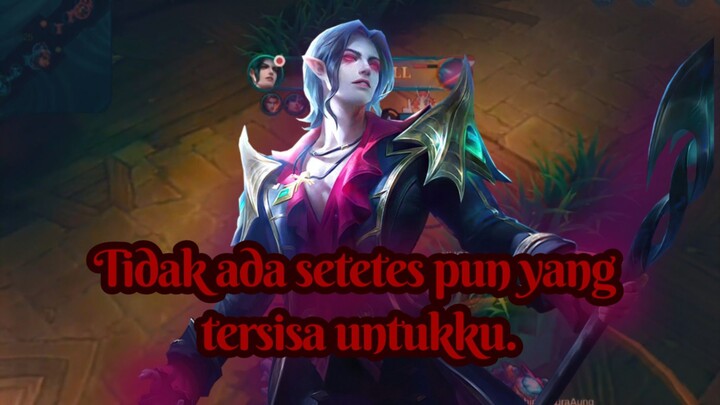 Tidak ada setetes pun yang tersisa untukku.