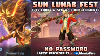 Sun Lunar Fest Skin Script No Password | Sun Spring Blessings Skin Script | Mobile Legends